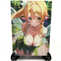 Sword Art Online Leafa Sexy Anime Waifu Girl Doujin Lewd Goddess Story Art Card - Image 2