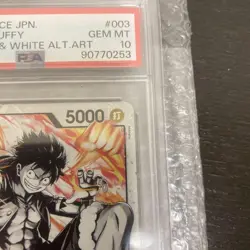 One Piece Card Game PSA10 Luffy Parallel ST13-003 Collectible Card - Image 4