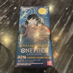 One Piece Card Game Booster Pack Romance Dawn OP-01 Unopened, Rare - Image 1