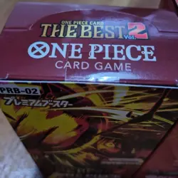 One Piece Card Game BOX Set 132 Cards Pro Promo The Best 2 Bandai New - Image 2
