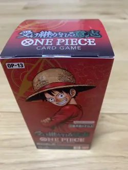 One Piece Card Game OP-13 Inherited Will Unopened Box with Promo Pack - Image 1