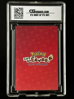 Eevee PONCHO Sylveon CG Pristine 10 Card Database Go CGC PSA Pokemon 2025 - Image 2