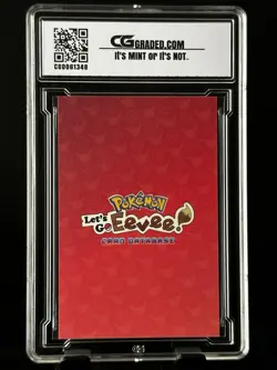 Eevee PONCHO Jolteon CG Pristine 10 Card Database Go CGC PSA Pokemon 2025 - Image 2