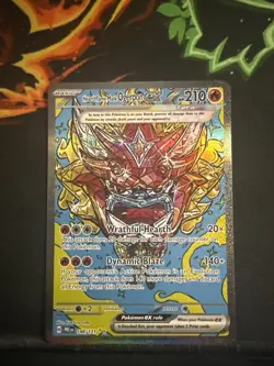 Hearthflame Mask Ogerpon EX Prismatic Evolutions Holo Pokemon TCG Card 148/131 - Image 1