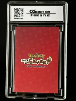 Eevee PONCHO Leafeon CG 8.5 Card Database Go CGC PSA Pokemon 2025 - Image 2