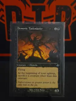 Demonic Taskmaster - 377 - INR - NM - MTG Magic the Gathering - Image 1