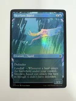 Skyclave Squid Foil Showcase MTG Magic the Gathering Card NM Near Mint ZNR - Image 1