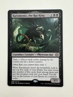Karumonix the Rat King MTG Magic the Gathering Card NM Near Mint ONE - Image 1