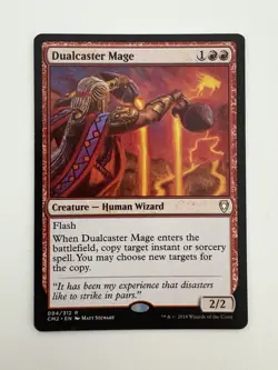 Dualcaster Mage MTG Magic the Gathering Card NM Near Mint CM2 - Image 1