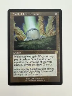 Well of Lost Dreams Retro Frame MTG Magic the Gathering Card NM Near Mint BRR - Image 1