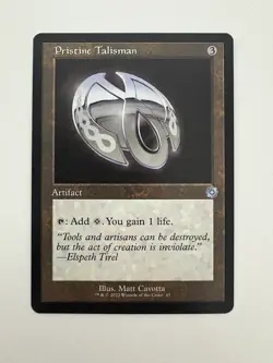 Pristine Talisman Retro Frame MTG Magic the Gathering Card NM Near Mint BRR - Image 1