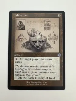 Millstone Retro Frame Schematic MTG Magic the Gathering Card NM Near Mint BRR - Image 1
