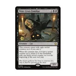 WOTC MtG Prerelease Promos Nine-Lives Familiar (R) (Foil) NM - Image 1
