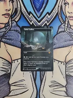 1x Cabal Coffers BORDERLESS - NM/M MH2 Modern Horizons 2 MTG Magic - Image 1