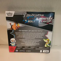 Pokemon TCG Black Bolt & White Flare Unova Poster Collection NEW SEALED - Image 2