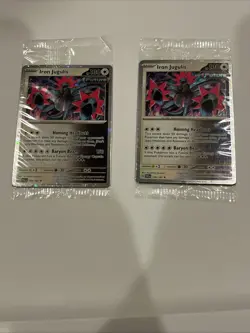 (2) Iron Jugulis - (Cosmos Holo) 158/182 SEALED PROMO Pokemon Cards - Image 1