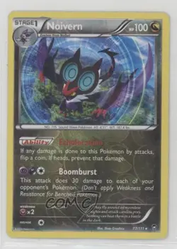 Noivern Reverse Foil Pokemon XY Furious Fists #77 - Image 1