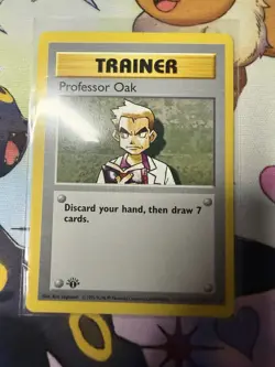 Professor Oak 088/102 Base Set 1st Edition Shadowless Vintage Pokemon Near Mint - Image 1