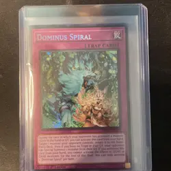 Yugioh Dominus Spiral DOOD-EN079 Secret Rare 1st Ed Near Mint - Image 1