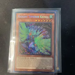 Yugioh! 1x Radiant Typhoon Krosea DOOD-EN015 Secret Rare 1st Ed NM - Image 1