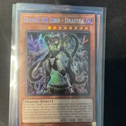 Yugioh DoomZ XII Zero - Drastea DOOD-EN008 Secret Rare 1st Ed Near Mint - Image 1