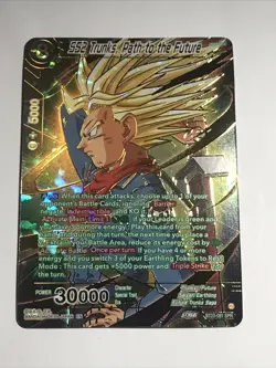 SS2 Trunks, Path to the Future SPR Foil NM Dragon Ball Super ccg card game - Image 3