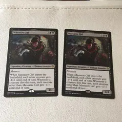 2X MASSACRE GIRL NEAR MINT MAGIC THE GATHERING MTG - Image 1