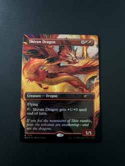 Shivan dragon foil MTG Magic the gathering Secret Lair - Image 1