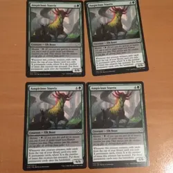 4X AUSPICIOUS STARRIX NEAR MINT MAGIC THE GATHERING - Image 1