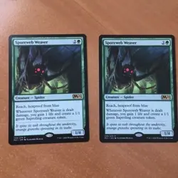 2X SPOREWEB WEAVER NEAR MINT MAGIC THE GATHERING MTG - Image 1