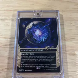 MTG Gemstone Caverns (0016) (Borderless) Edge of Eternities: Stellar Sights Reg - Image 1