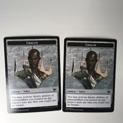 2X EMBLEM TEFERI / ZOMBIE THE GATHERING MTG - Image 1