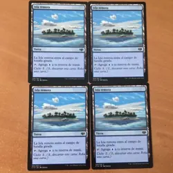 4X ISLA REMOTA NEAR MINT MAGIC THE GATHERING MTG - Image 1