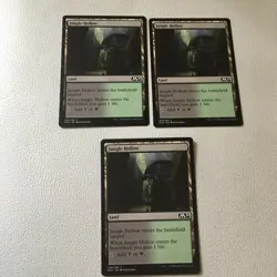 3X JUNGLE HOLLOW NEAR MINT MAGIC THE GATHERING MTG - Image 1