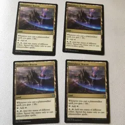 4X INTERPLANAR BEACON NEAR MINT MAGIC THE GATHERING MTG - Image 1