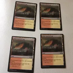 4X WIND-SCARRED CRAG NEAR MINT MAGIC THE GATHERING MTG - Image 1