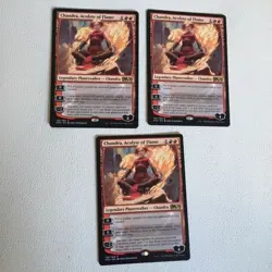 3X CHANDRA, ACOLYTE OF FLAME NEAR MINT MAGIC THE GATHERING - Image 1