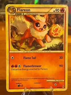 2011 Pokemon Call Of Legends Flareon 44/95 Uncommon Stage 1 MP - Image 1