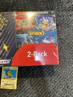 Pokemon Surging Sparks ETB & Booster Bundle Costco 2-Pack. Factory Sealed - Image 2