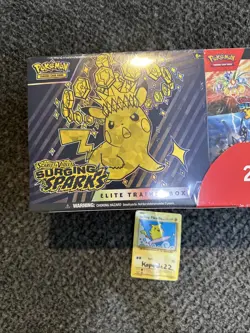 Pokemon Surging Sparks ETB & Booster Bundle Costco 2-Pack. Factory Sealed - Image 3