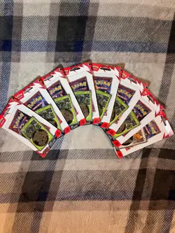 Pokemon Surging Sparks ETB + Destined Rivals Checklane Blisters x8 - Sealed Lot - Image 2