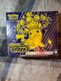 Pokemon Surging Sparks ETB + Destined Rivals Checklane Blisters x8 - Sealed Lot - Image 5