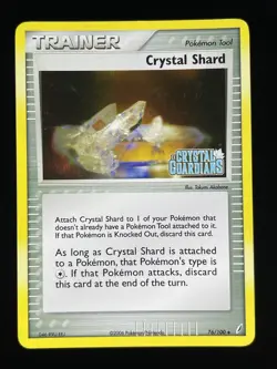Pokemon TCG Crystal Shard EX Crystal Guardians 76/100 Reverse Holo Stamped - Image 1