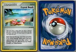 2006 Pokemon, EX Crystal Guardians, #75/100 Crystal Beach, Reverse Holo Uncommon - Image 1
