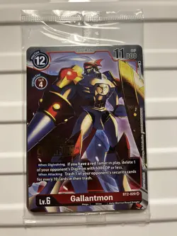 Digimon 2021 Store Champion Pack (7 Cards) Promo Gallantmon - Sealed - Image 1