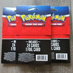 Brand New 3 Pokemon TCG Mystery Pack w/ Foil Card MJ Holding Company (Sealed x3) - Image 2