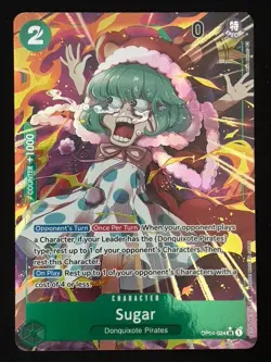 Sugar (OP04-024) (Alternate Art) - Kingdoms of Intrigue (OP04) - One Piece Card - Image 1
