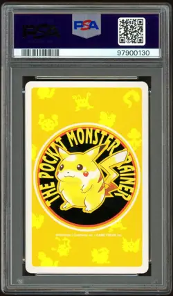 Pokemon BLASTOISE Yellow Back JAPANESE 4 of Hearts POKER Card - PSA 10 GEM MINT - Image 2