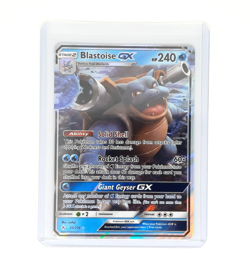 Pokemon Blastoise GX 35/214 Rare Holo Card NM, SM Unbroken Bonds 2019 - Image 1