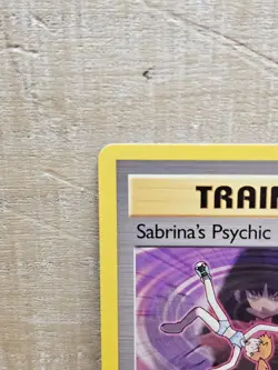 Sabrina's Psychic Control 121/132 Gym Challenge 1st Edition Pokemon Card TCG - Image 3
